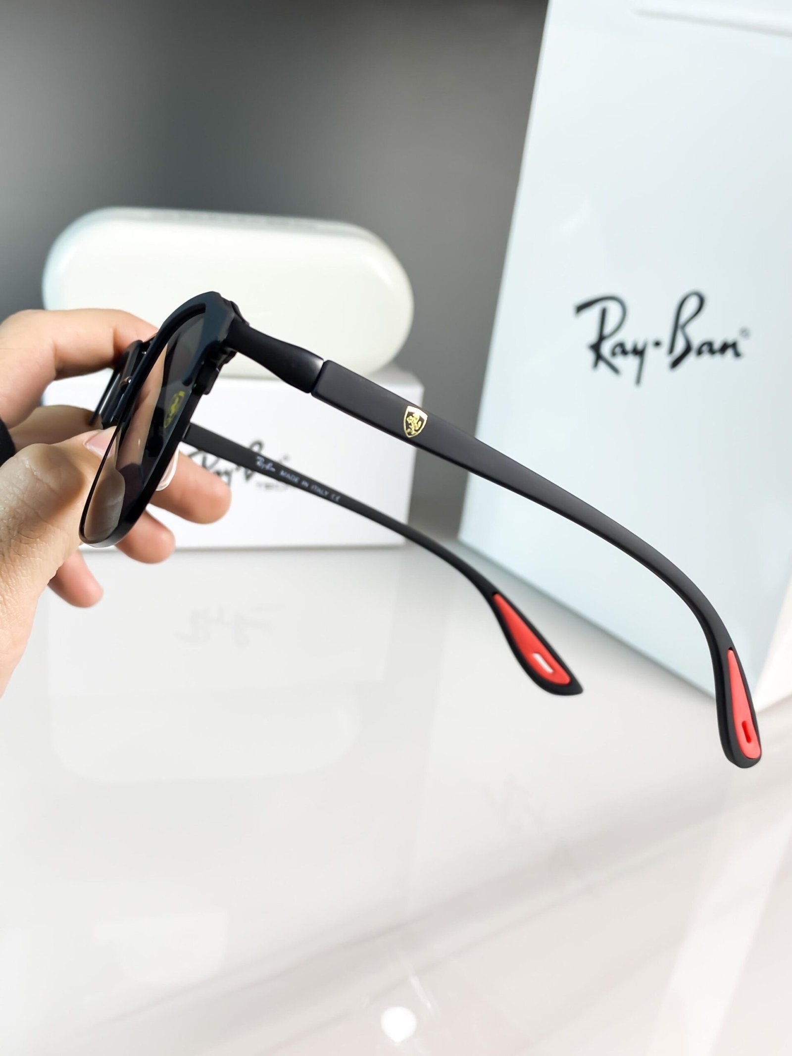 LUXURY SHADES #04 FULL BLACK BRANDED PREMIUM SUNGLASS - Image 2