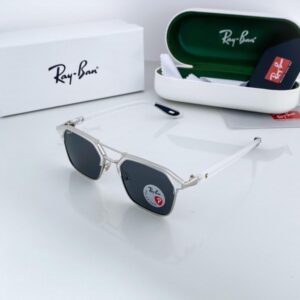 RAYBAN RB04 FERRARI EDITION WHITE FRAME BLACK POLARIZED GLASS