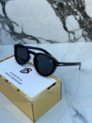 Branded Db Round Full Black Sunglasses