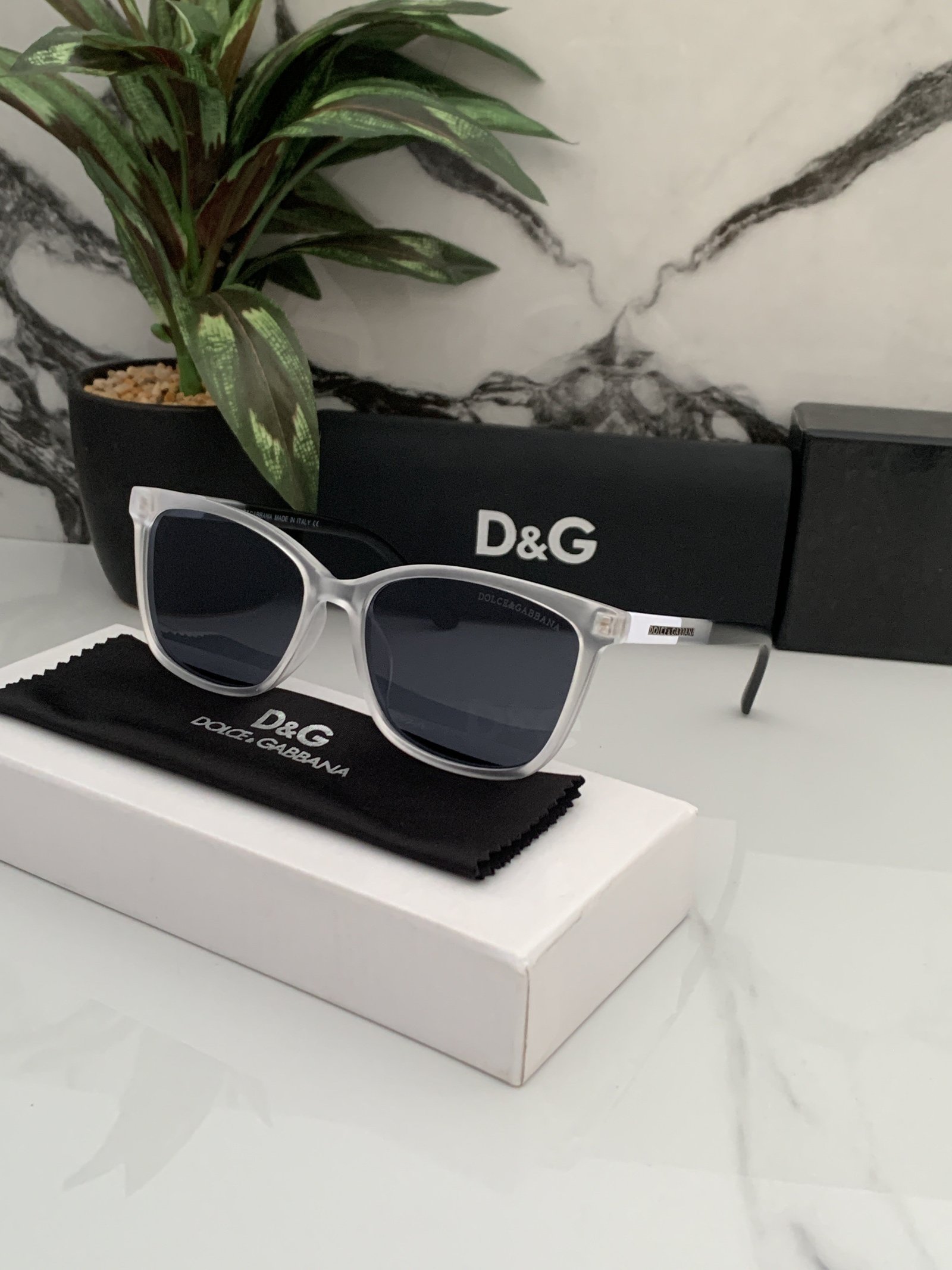 Branded Sunglasses DG 3361 white black