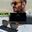 Branded Db Round Brown Green Sunglasses