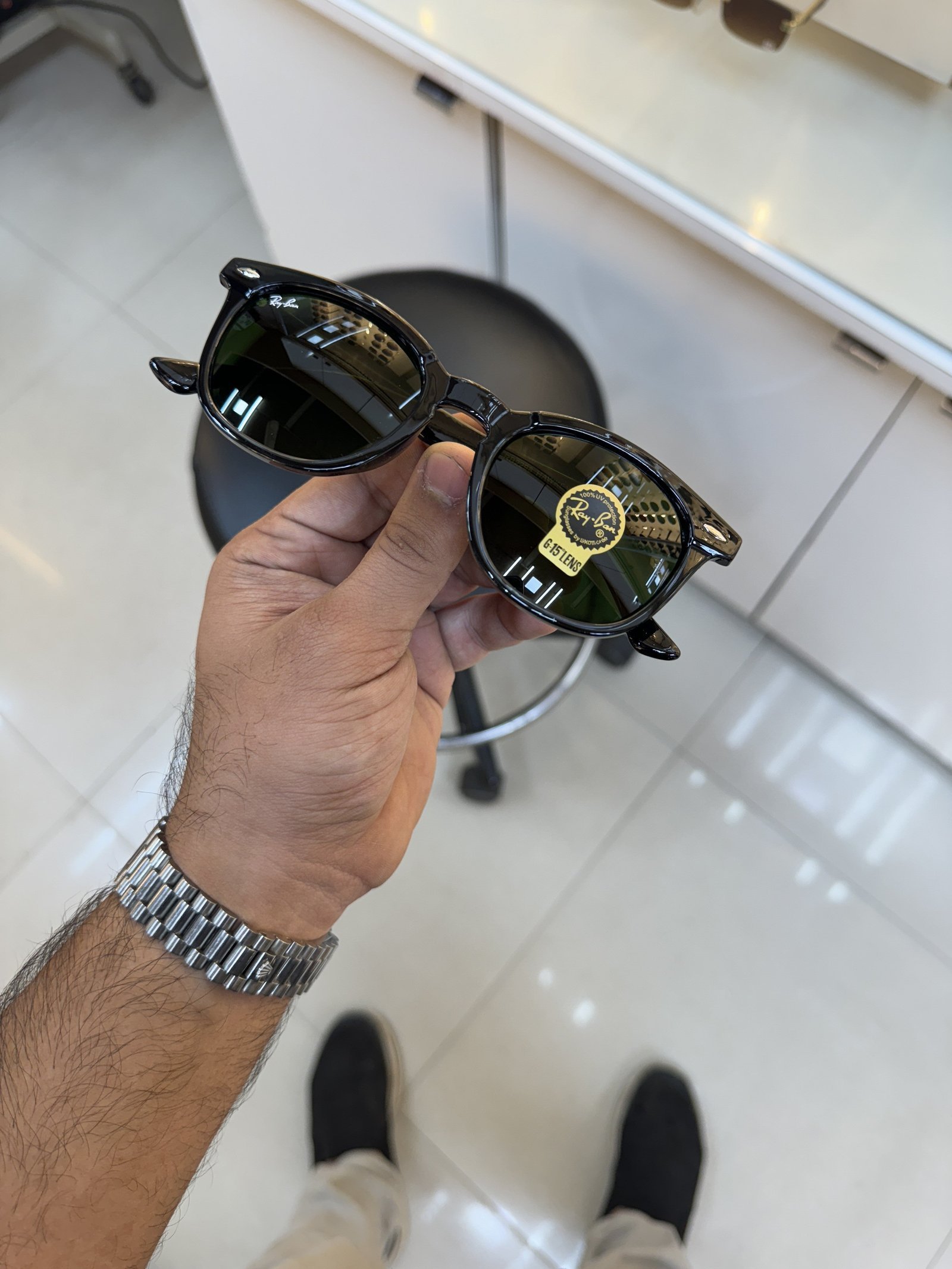 Branded RB 2298 hawkeye black green Sunglasses