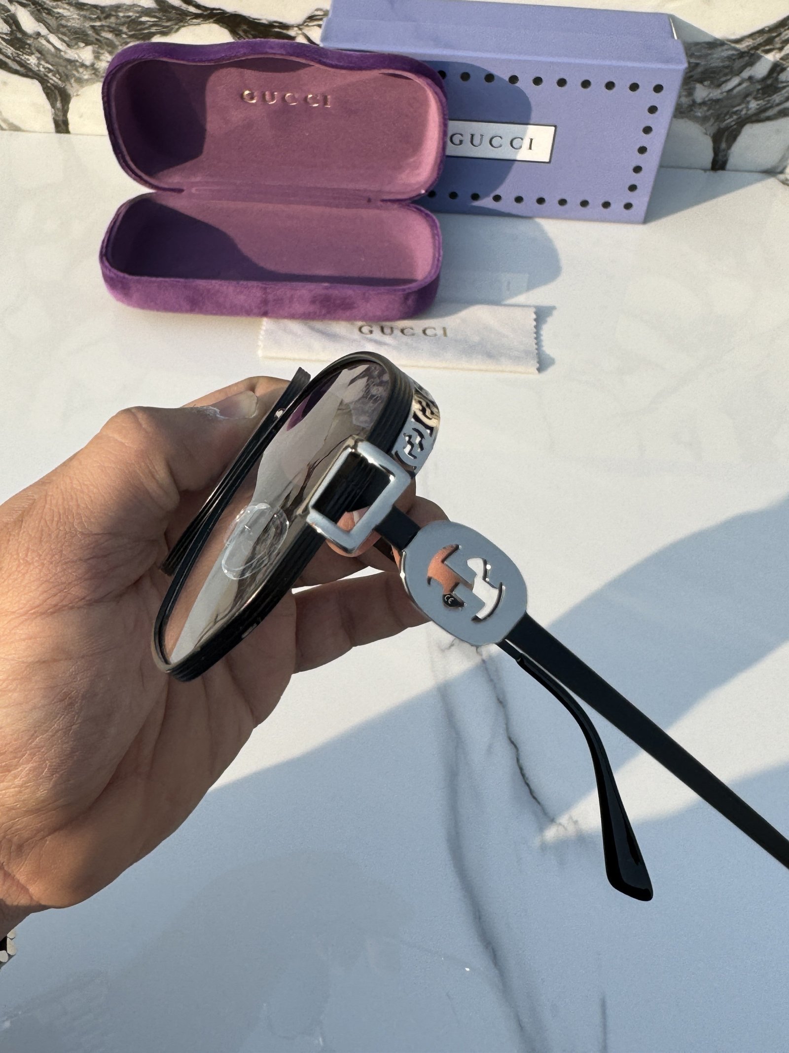 Branded Sunglasses 2496_silver_green - Image 2