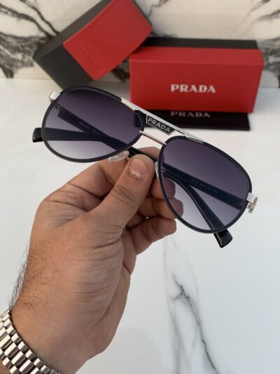 Branded  PDA 5147_silver_black Sunglasses