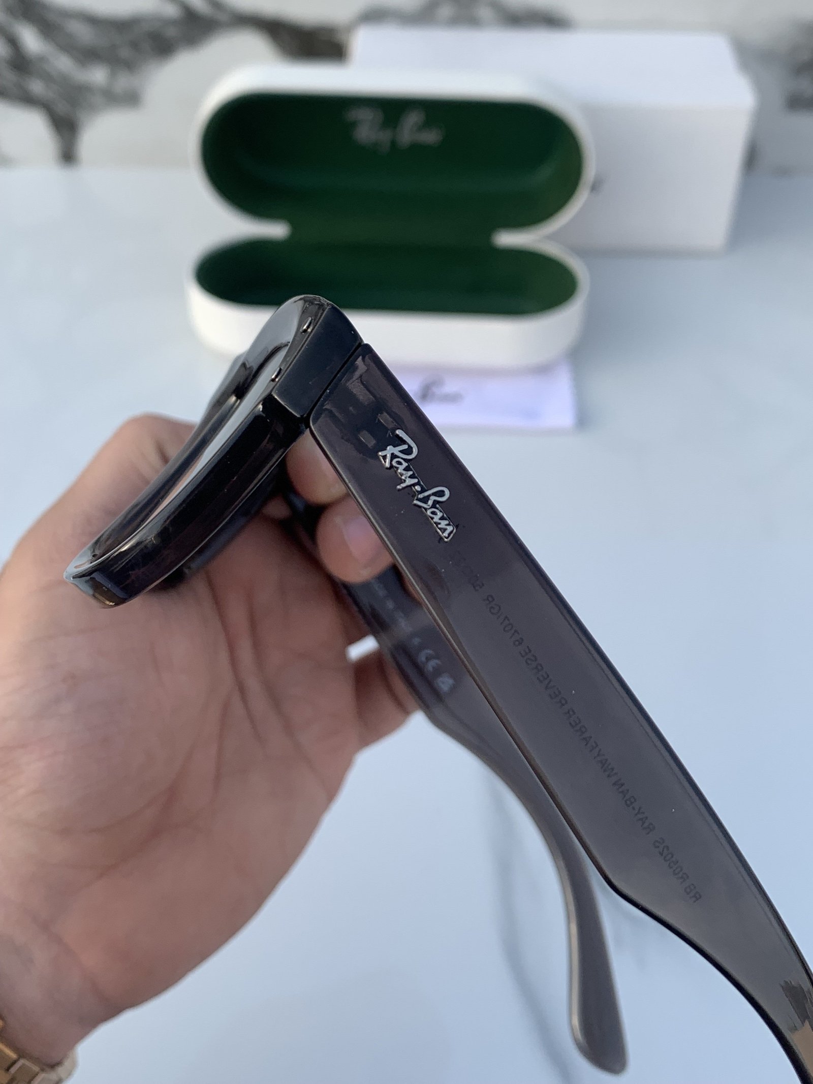 Branded RB 0502 Sunglasses Grey - Image 4