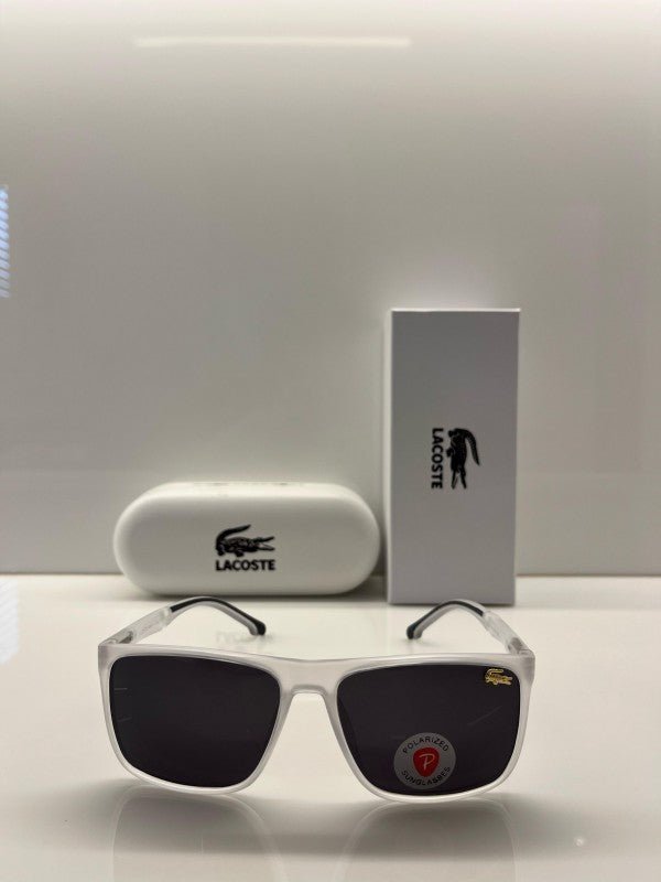 Branded LCOSTE Sunglasses White Transparent - Image 2
