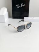 Branded Rb Blue Gold Sunglasses Bt
