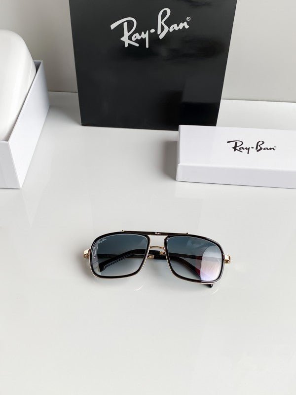 Branded Rb Blue Gold Sunglasses Bt - Image 2