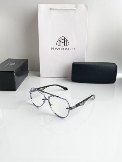 Branded Rb Silver Metal Aviator Sunglasses Bt