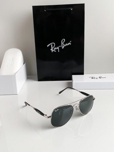 Branded Rb Black Aviator Sunglasses Bt