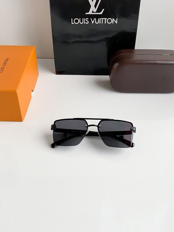 Branded Lv Gold Black Sunglasses Bt - Image 7