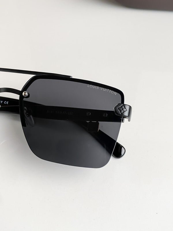 Branded Lv Gold Black Sunglasses Bt - Image 6