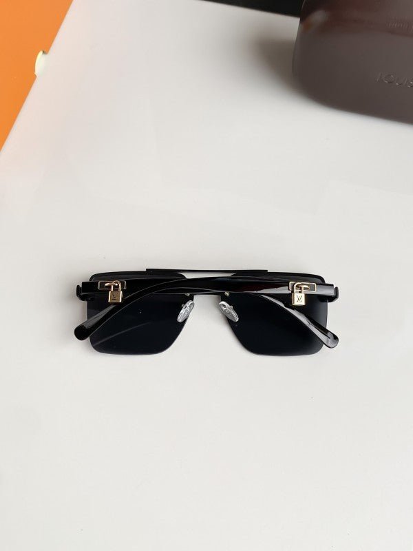 Branded Lv Gold Black Sunglasses Bt - Image 5