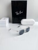 Branded Rb Grey White Sunglasses Bt