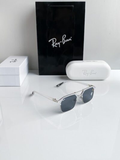 Branded Rb Grey White Sunglasses Bt