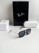 Branded Rb Black Gold Sunglasses Bt