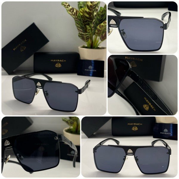 Branded Mabch All Black Sunglasses EW - Image 3
