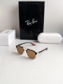 Branded Rb Black Gold Sunglasses Bt