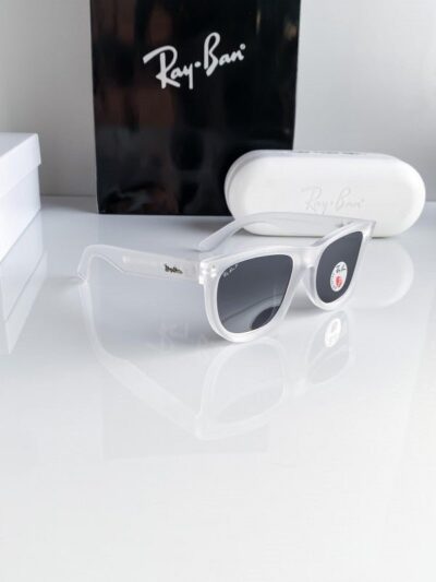 Branded Rb White Black Sunglasses Bt