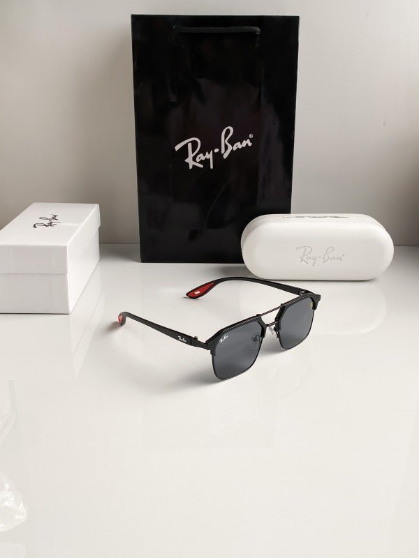 Branded Rb Black Red Metal Frame Sunglasses Bt - Image 2