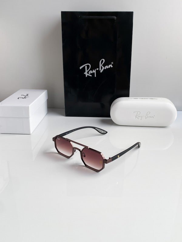 Branded Rb Black Brown Metal Frame Sunglasses Bt - Image 4