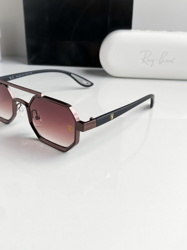 Branded Rb Black Brown Metal Frame Sunglasses Bt - Image 3
