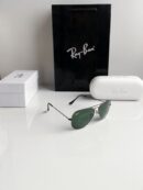 Branded Rb Black Green Aviator Sunglasses Bt