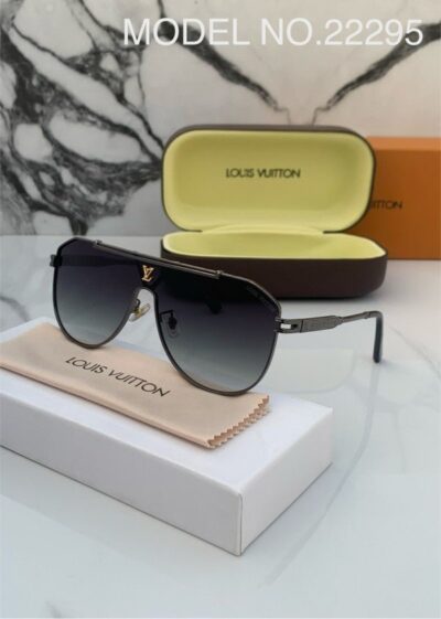 Branded Lv 22295 Sunglasses Green Shaded