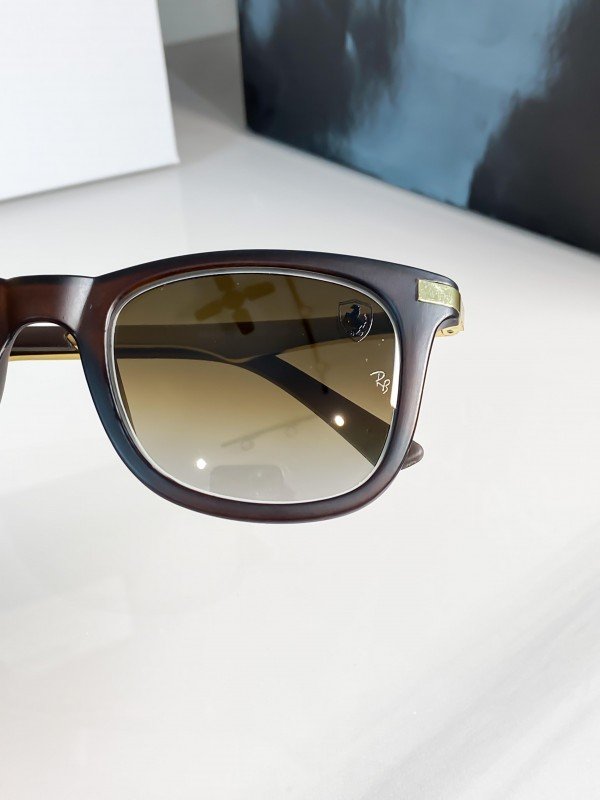 Rayban gold brown shaded 4287 - Image 2