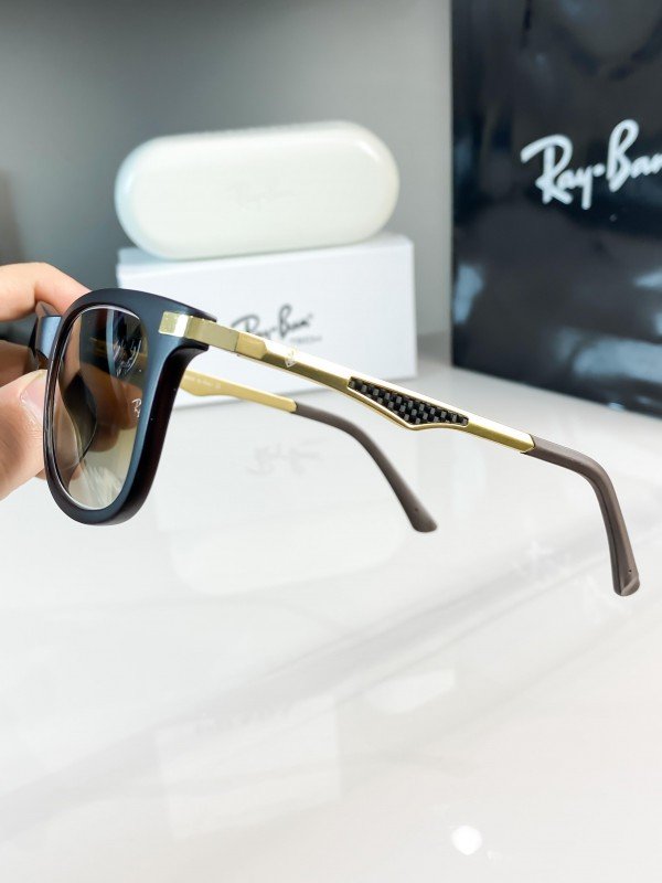 Rayban gold brown shaded 4287 - Image 3