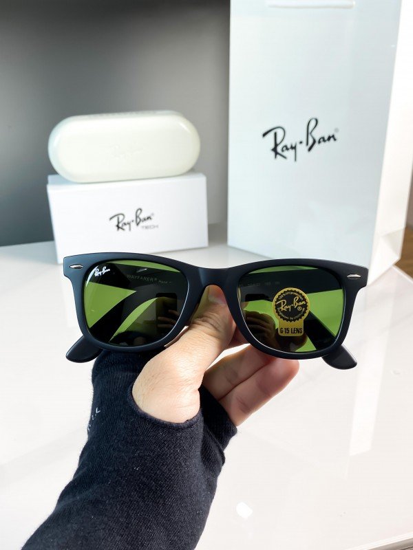 RAYBAN BLACK GREEN 2140 - Image 5