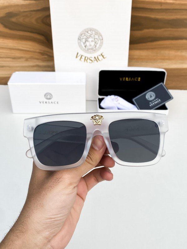 Versace White Black 0898 Sunglasses - Image 5