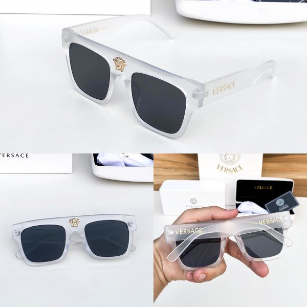 Versace White Black 0898 Sunglasses - Image 4