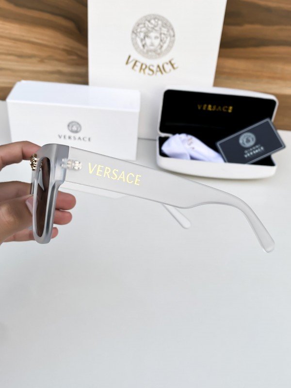 Versace White Black 0898 Sunglasses - Image 3