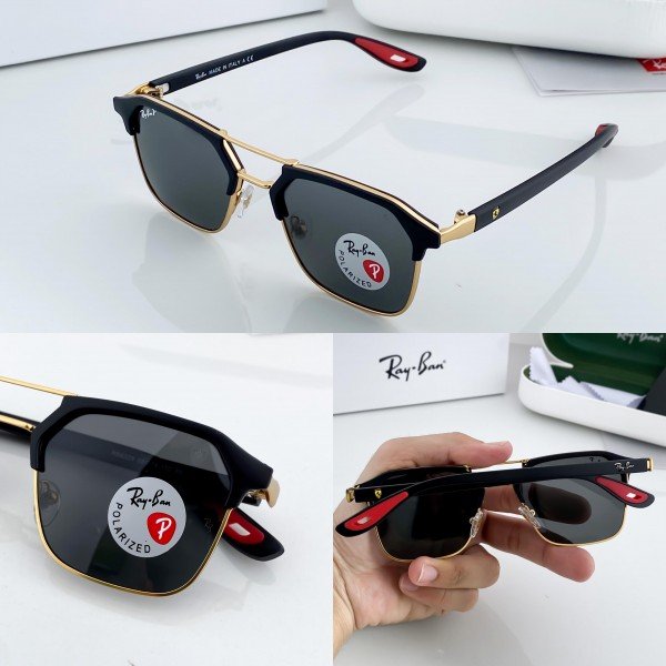 Rayban04 gold black - Image 3