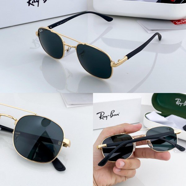RAYBAN GOLD BLACK 3670 - Image 3