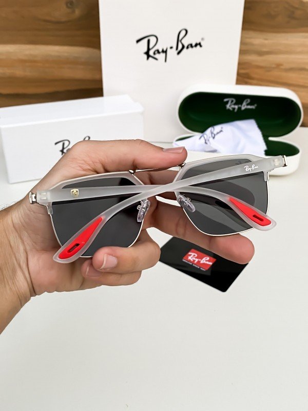 Rayban04 ice black red - Image 4