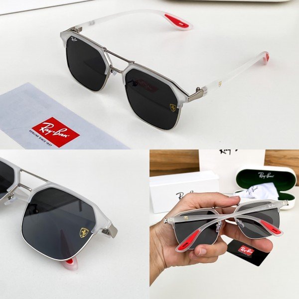 Rayban04 ice black red - Image 3