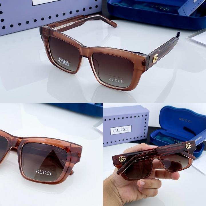 Gucci Brown 7727 Sunglasses - Image 4