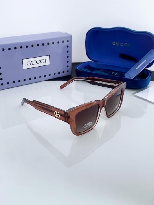 Gucci Brown 7727 Sunglasses - Image 3