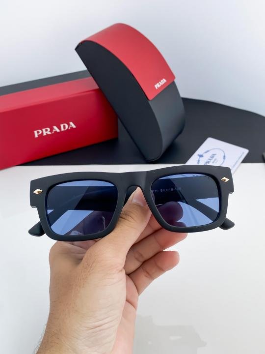 Prada Black Blue SP19 Sunglasses - Image 5