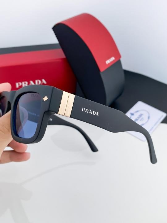 Prada Black Blue SP19 Sunglasses - Image 3