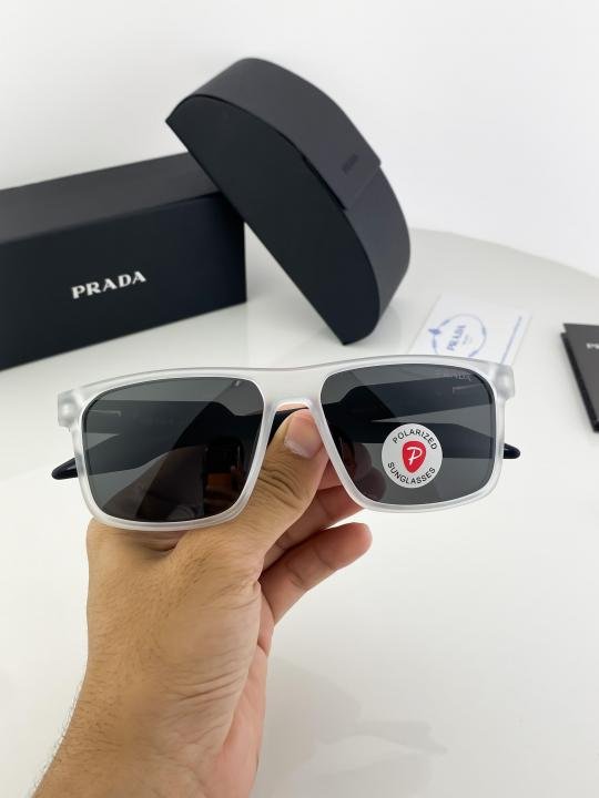 Prada Black White 2438 Sunglasses - Image 2