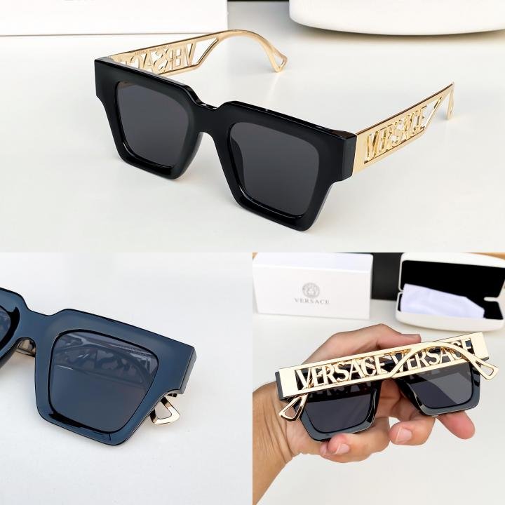 Versace Gold Black 8800 Sunglasses - Image 2