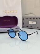 Gucci Black Blue Metal 4021 Sunglasses