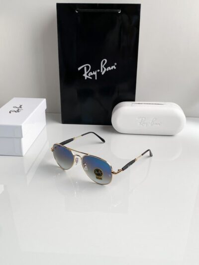 Rayban gold blue shade 3517