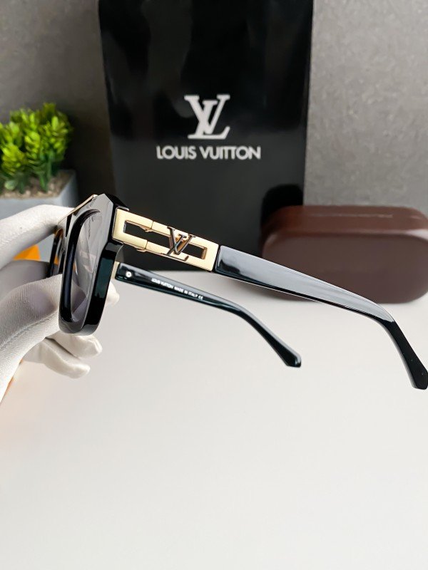Louis Vuitton 121B Gold Sunglasses - Image 2