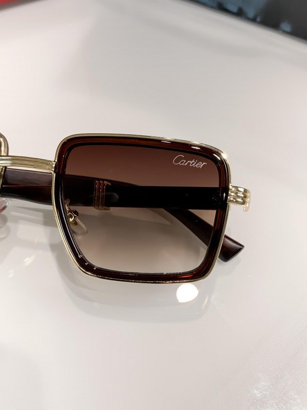 Cartier Brown Shaded 04725 Sunglasses - Image 5