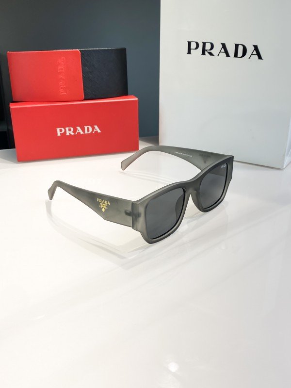 Prada Grey Black 61 Sunglasses - Image 6