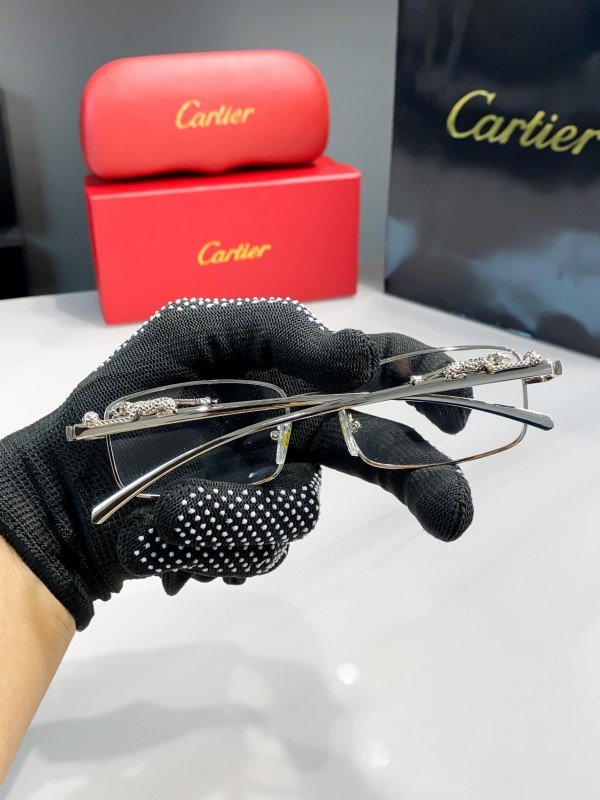 Cartier Silver Frame 215 Sunglasses - Image 6